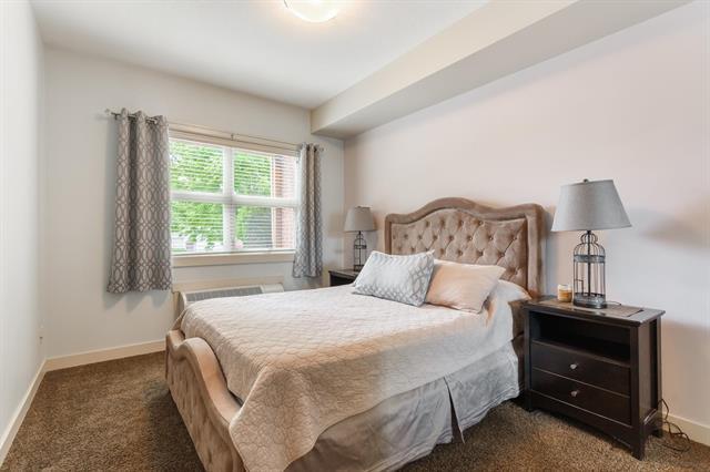 Bedroom in Martin Lofts in Downtown Kelowna BC