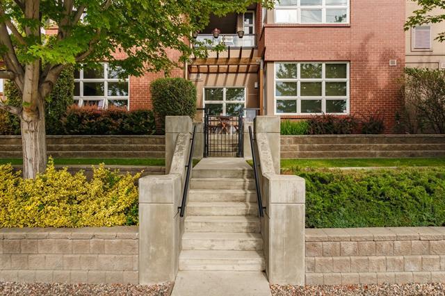 Walkway leading up to Martin Lofts in Downtown Kelowna BC