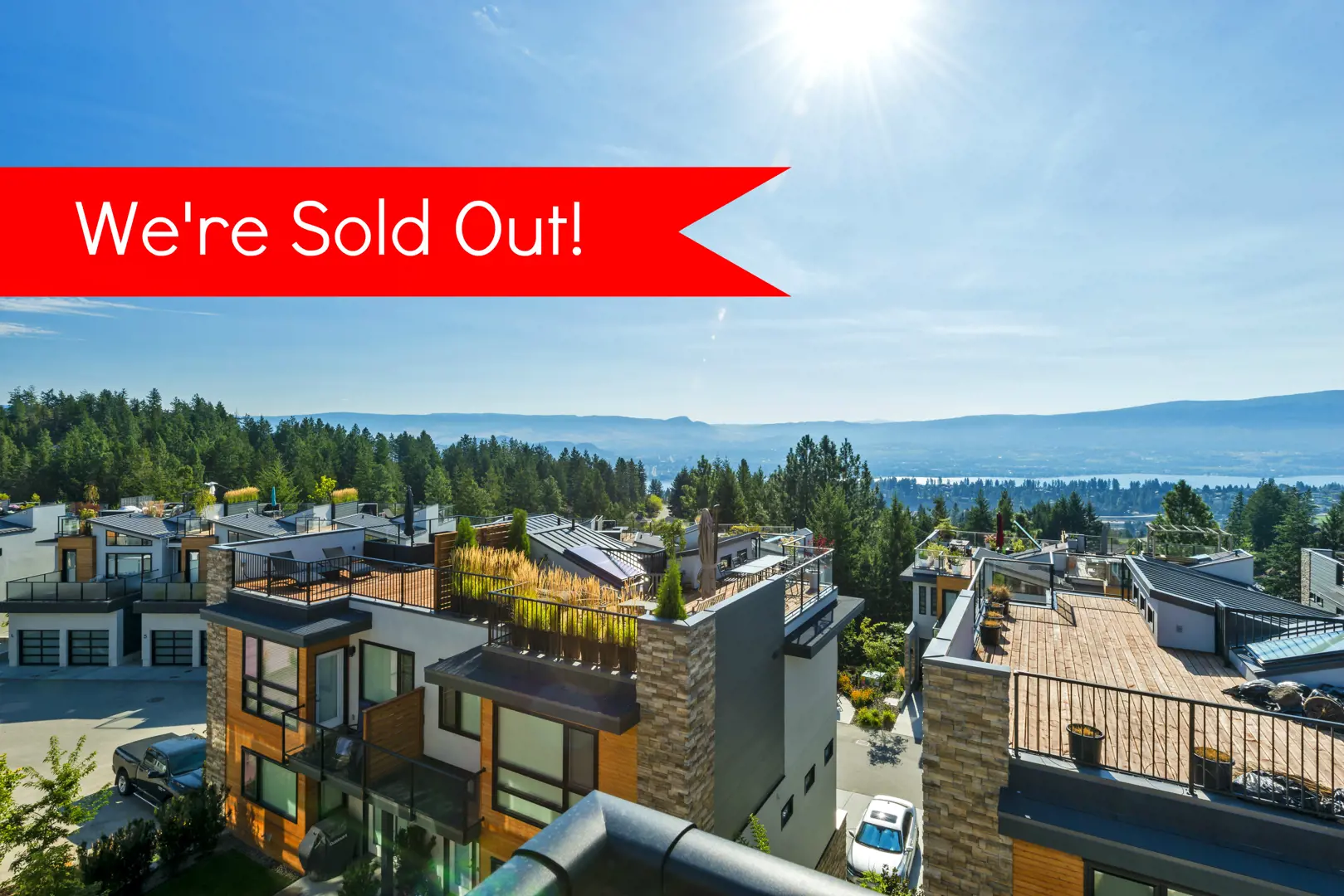 The Lakeview Terrace real estate development in Kelowna sold by Vantage West Project Sales.